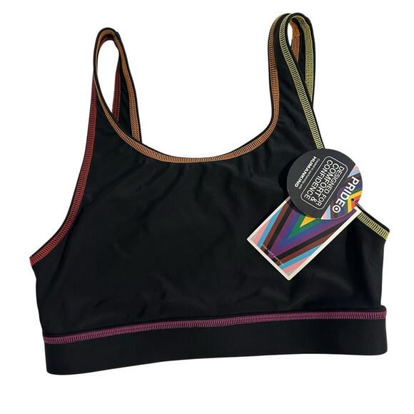 NWT Rainbow Pride Sports Swim Top Small - Picture 1 of 8